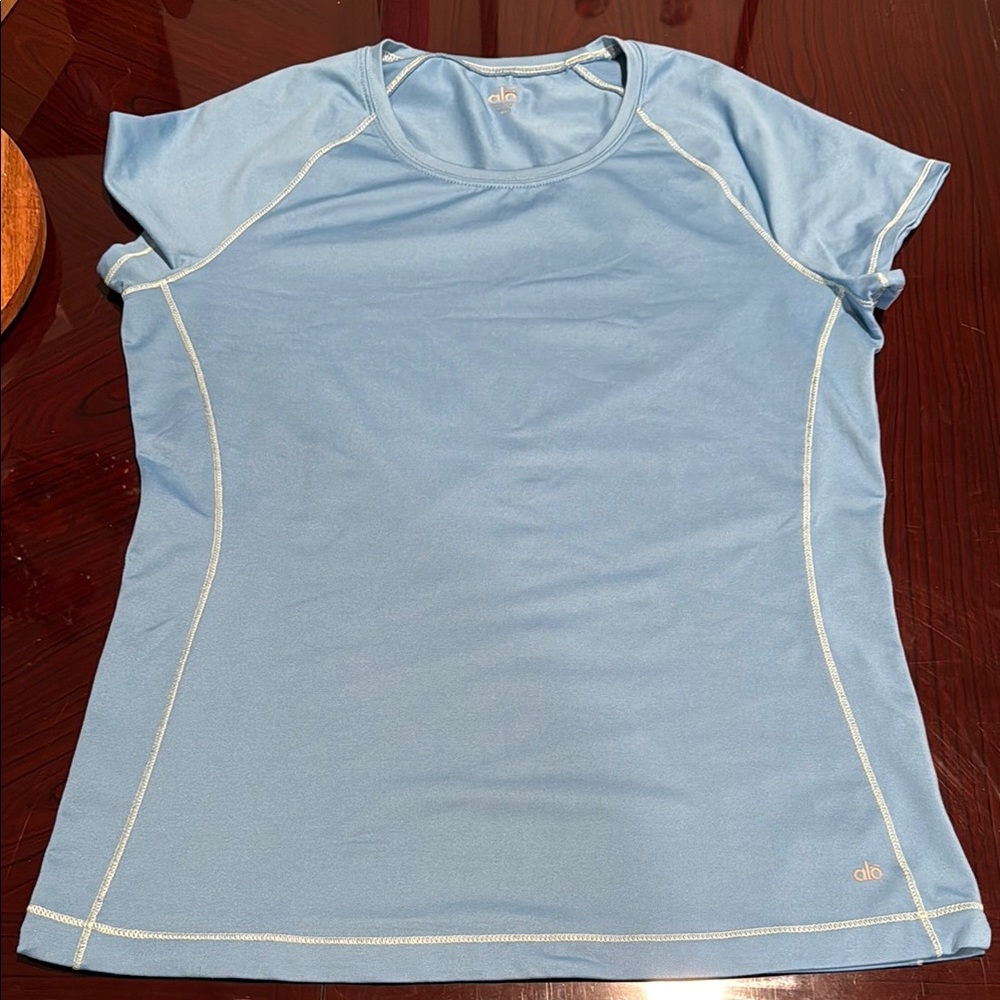 ALO Yoga Blue Coolfit XXL Top